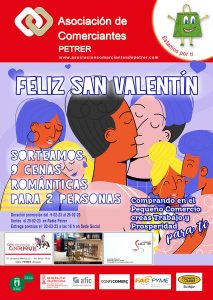 Campaña de San Valentín de la Asociación de Comerciantes de Petrer