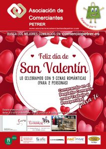 Campaña de San Valentín de la Asociación Local de Comerciantes de Petrer