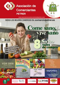 Activa la campaña "Come sano, vive sano" 2024 de la Asociación Local de Comerciantes de Petrer